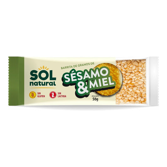 Barritas de Sesamo y Miel Caja 24 Unidades | Sol Natural - Dietetica Ferrer