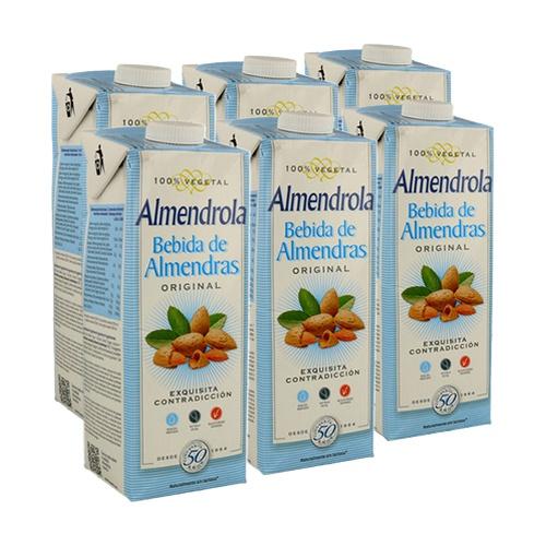 Bebida de Almendras con Azucar 1 Litro Pack de 6 | Almendrola - Dietetica Ferrer