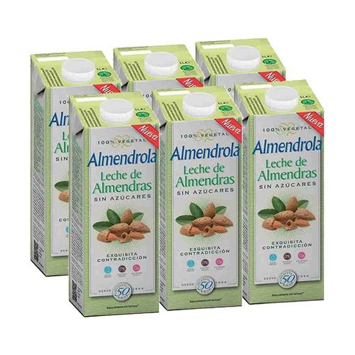 Bebida de Almendras sin Azucar 1 Litro Pack de 6 | Almendrola - Dietetica Ferrer