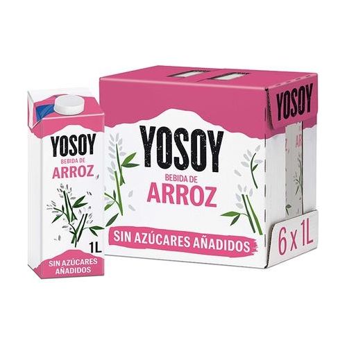 Bebida de Arroz 1 Litro Pack de 6 | Yosoy - Dietetica Ferrer