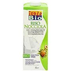 Bebida de Arroz y Avellanas Bio 1 Litro | Isola Bio - Dietetica Ferrer