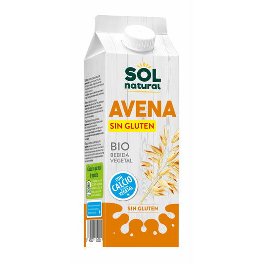 Bebida de Avena Calcio Sin Gluten Bio Pack 6 | Sol Natural - Dietetica Ferrer