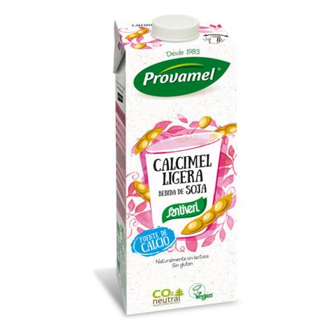 Bebida de Soja Calcimel Ligera Caja 12 Unidades | Provamel - Dietetica Ferrer