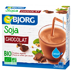 Bebida Mini de Soja con Chocolate y Calcio Bio 3 unidades | Bjorg - Dietetica Ferrer