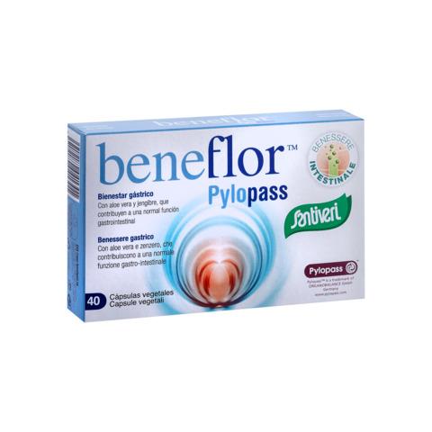 Beneflor Pylopass 40 capsulas | Santivei - Dietetica Ferrer