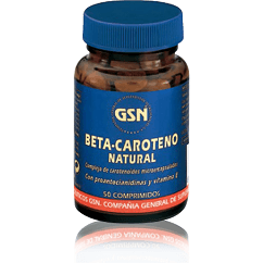 Beta Caroteno 50 Comprimidos | GSN - Dietetica Ferrer