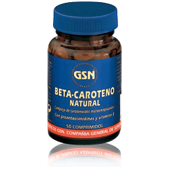 Beta Caroteno 50 Comprimidos | GSN - Dietetica Ferrer