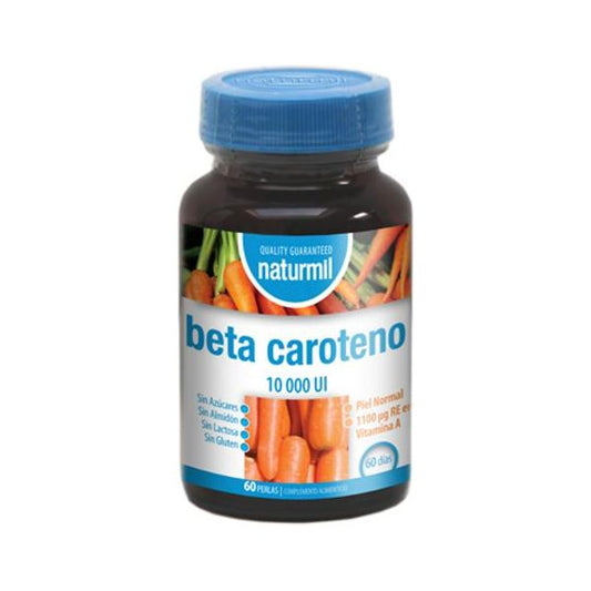 Beta Caroteno 60 Perlas | Naturmil - Dietetica Ferrer