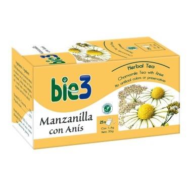 Bie3 Manzanilla Con Anis 25 Bolsitas | Bio3 - Dietetica Ferrer