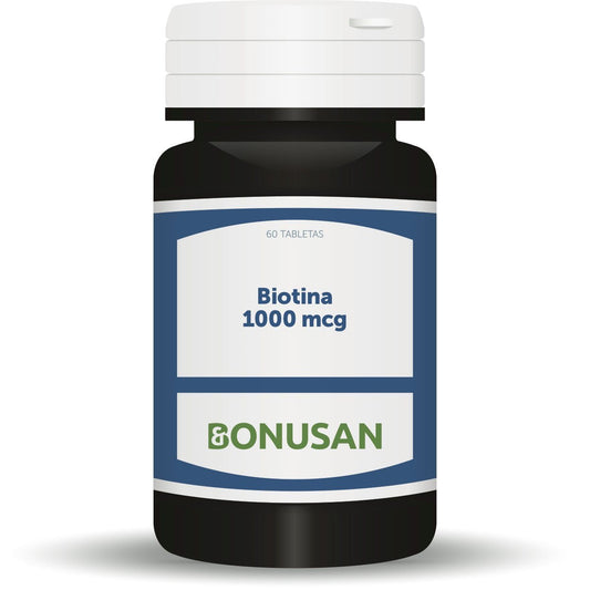 Biotina 1000 mcg 60 Tabletas | Bonusan - Dietetica Ferrer