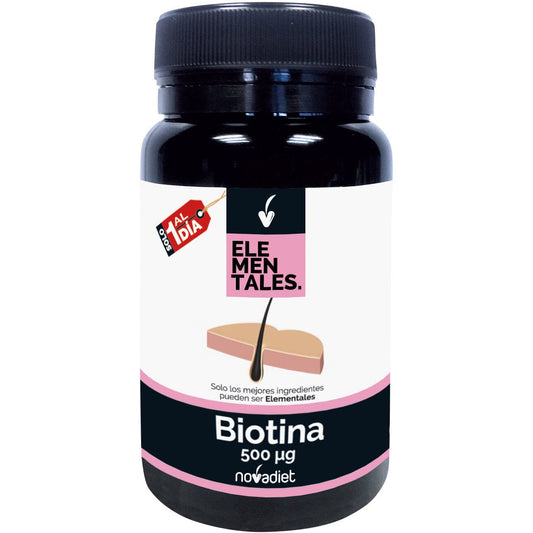 Biotina 500 Mcg 120 comprimidos | Novadiet - Dietetica Ferrer