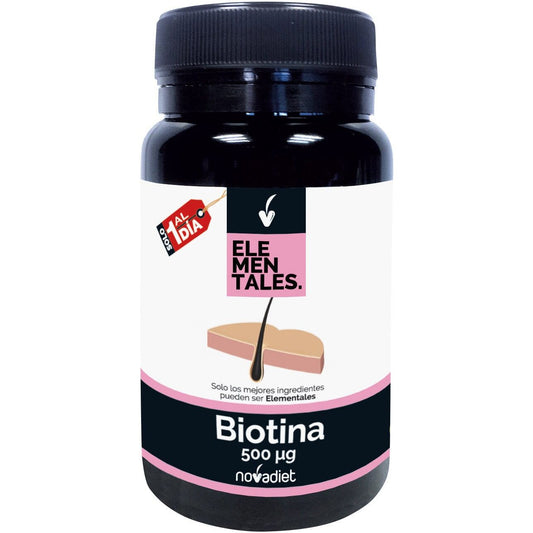 Biotina 500 Mcg 120 comprimidos | Novadiet - Dietetica Ferrer