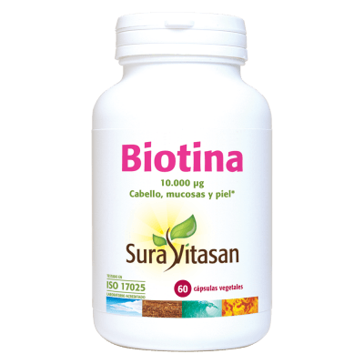 Biotina 60 cápsulas | Sura Vitasan - Dietetica Ferrer