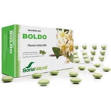 Boldo 60 Comprimidos | Soria Natural - Dietetica Ferrer