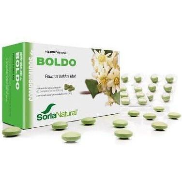 Boldo 60 Comprimidos | Soria Natural - Dietetica Ferrer