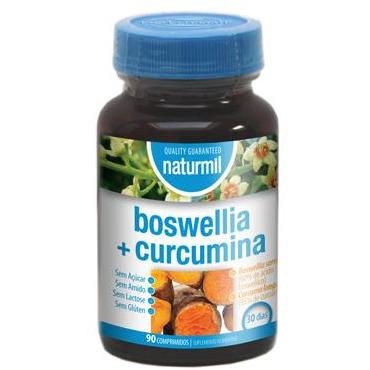 Boswellia 400 mg + Curcumina 1 mg 90 Comprimidos | Naturmil - Dietetica Ferrer