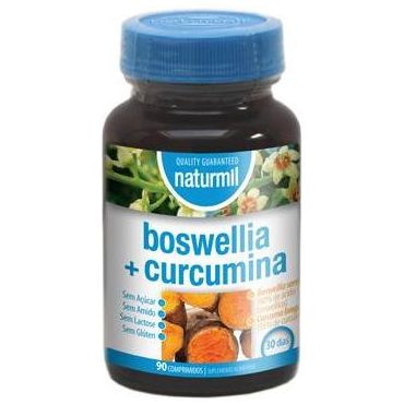 Boswellia 400 mg + Curcumina 1 mg 90 Comprimidos | Naturmil - Dietetica Ferrer