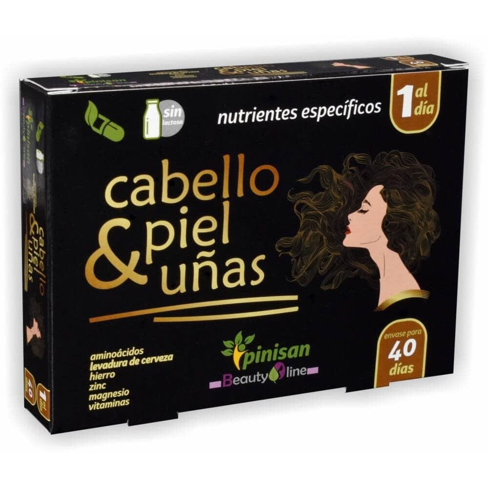 Cabello Piel & Uñas 40 cápsulas | Pinisan - Dietetica Ferrer