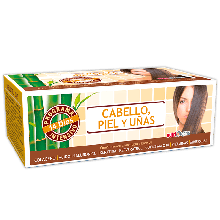 Nutriorgans Cabello Piel y Uñas 14 Viales | Tongil - Dietetica Ferrer