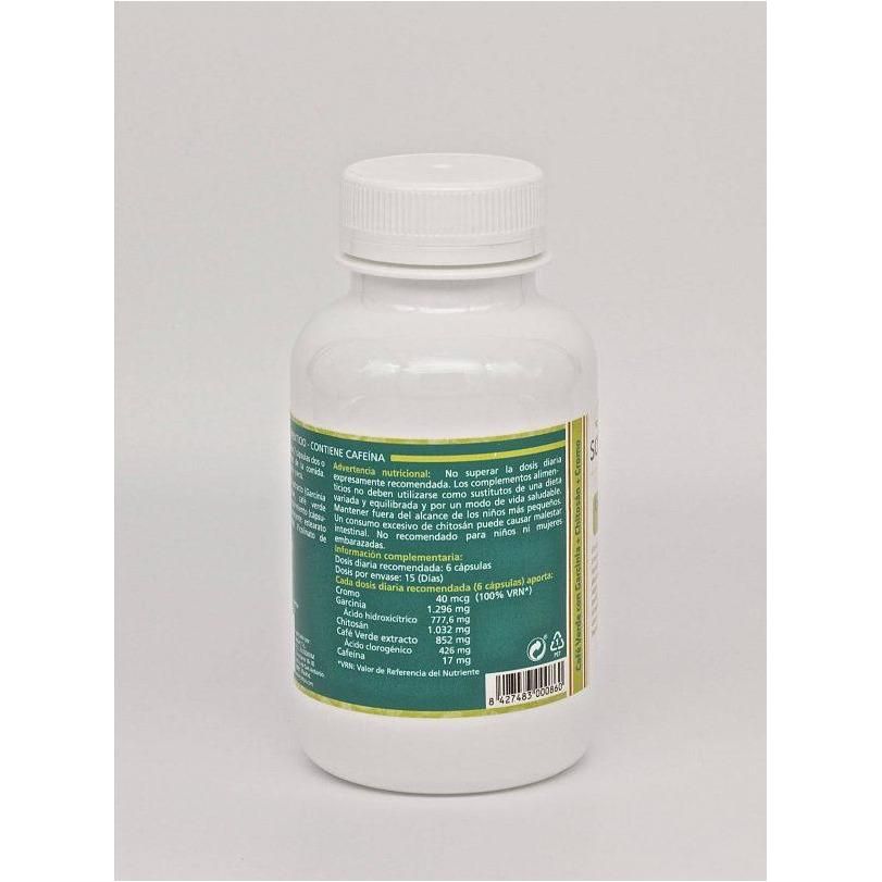 Cafe Verde con Garcinia Chitosan y Cromo 90 Capsulas | Sotya - Dietetica Ferrer