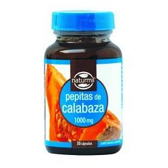 Calabaza 1000mg 30 Capsulas | Naturmil - Dietetica Ferrer