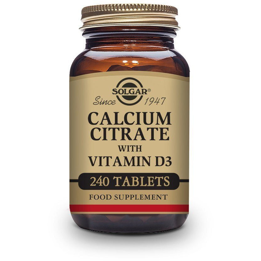 Calcium Citrate With Vitamin D | Solgar - Dietetica Ferrer