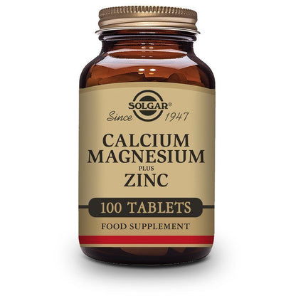 Calcium Magnesium Plus Zinc | Solgar - Dietetica Ferrer