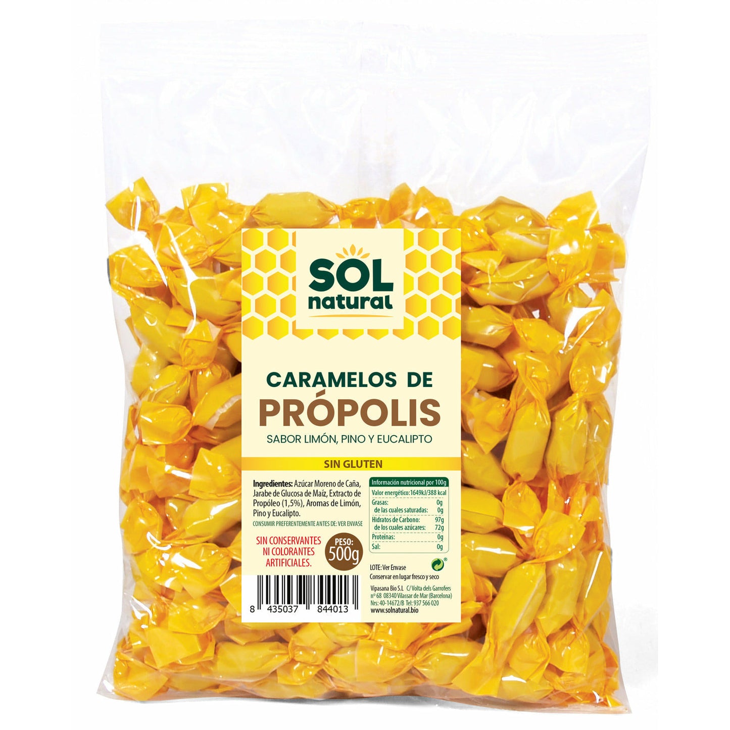 Caramelos De Propolis | Sol Natural - Dietetica Ferrer