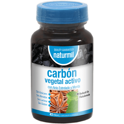 Carbon Activado Compuesto 45 Capsulas | Naturmil - Dietetica Ferrer