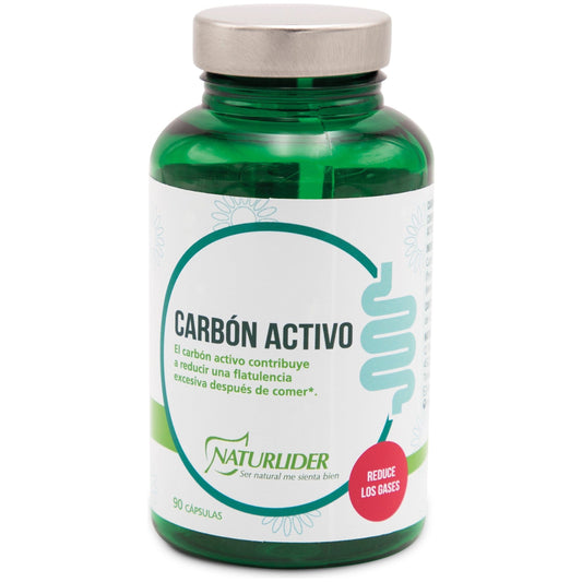 Carbón Activo Vegetal 90 cápsulas | Naturlider - Dietetica Ferrer