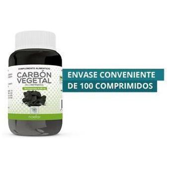 Carbon Vegetal 100 Comprimidos | Noefar - Dietetica Ferrer