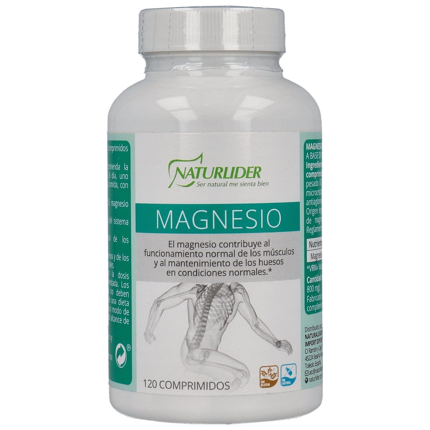 Carbonato de Magnesio 120 comprimidos | Naturlider - Dietetica Ferrer