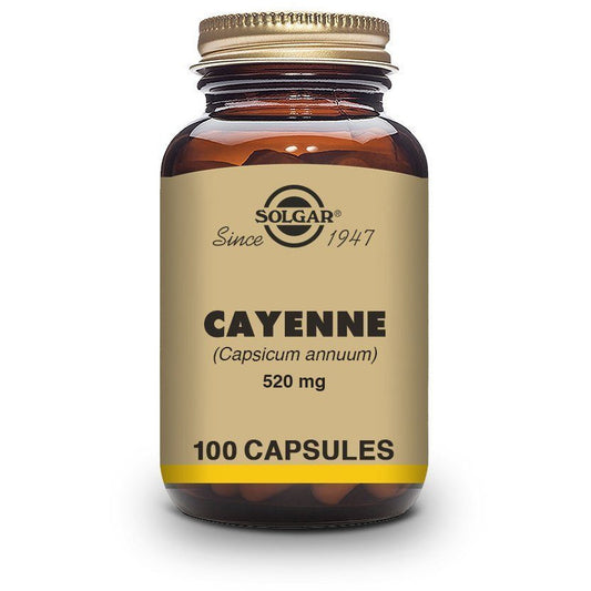 Cayena 100 Capsulas | Solgar - Dietetica Ferrer