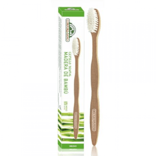 Cepillo de dientes de bambú | Corpore Sano - Dietetica Ferrer