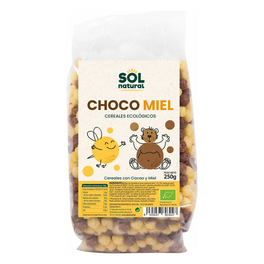 Cereales Bolitas Choco Miel Bio 250 gr | Sol Natural - Dietetica Ferrer