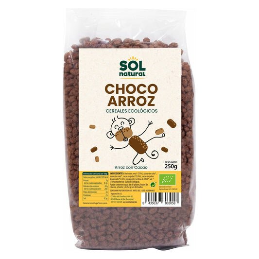 Cereales Choco Arroz Bio 250 gr | Sol Natural - Dietetica Ferrer