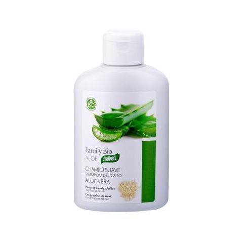 Champu Aloe Vera Suave Bio 250 ml | Santiveri - Dietetica Ferrer