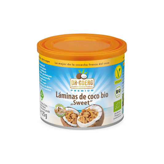 Chips de Coco Bio 160 gr | Dr Goerg - Dietetica Ferrer