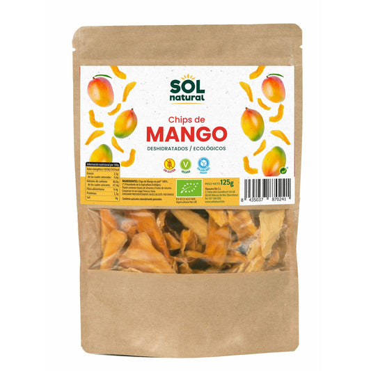 Chips de Mango Bio 125 gr | Sol Natural - Dietetica Ferrer
