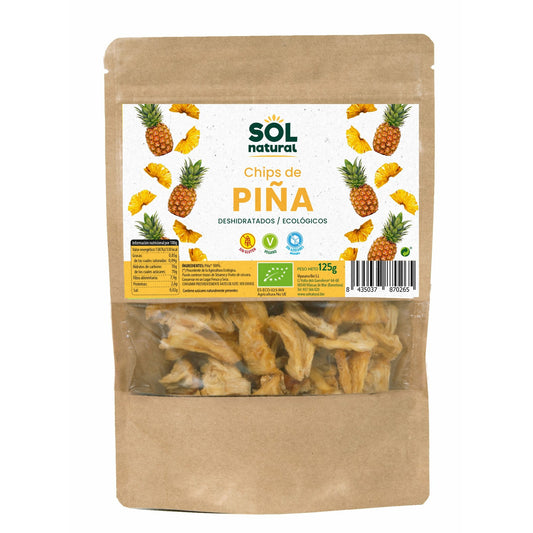 Chips de Piña Bio 125 gr | Sol Natural - Dietetica Ferrer