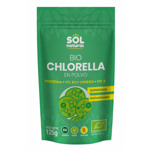 Chlorella en Polvo Bio 125 gr | Sol Natural - Dietetica Ferrer