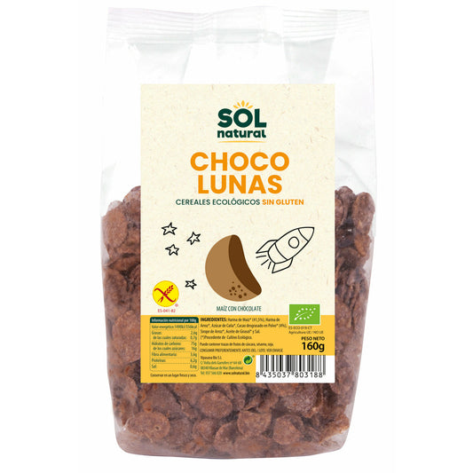 Choco Lunas sin Gluten Bio 160 gr | Sol Natural - Dietetica Ferrer
