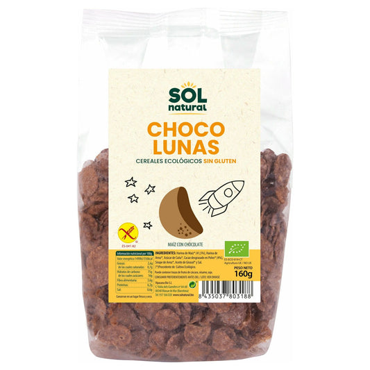 Choco Lunas sin Gluten Bio 160 gr | Sol Natural - Dietetica Ferrer