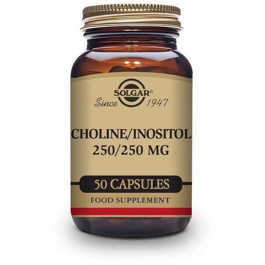 Choline Inositol 250 Mg 50 Capsulas | Solgar - Dietetica Ferrer