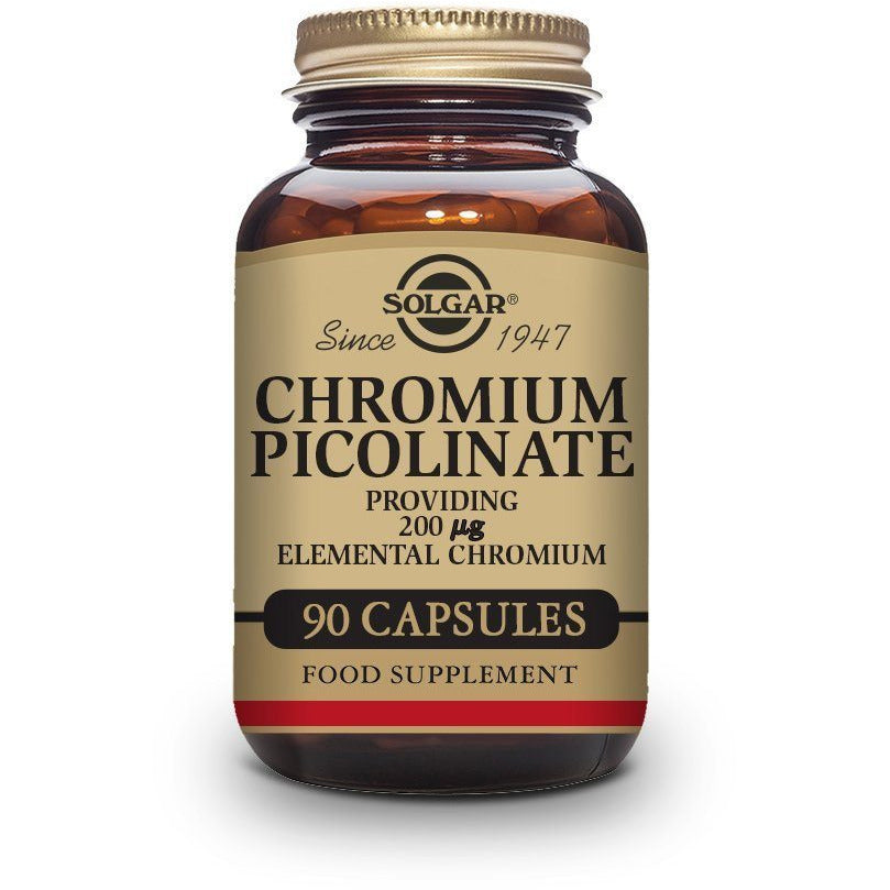 Chromium Picolinate 200 µg | 90 Capsulas | Solgar - Dietetica Ferrer