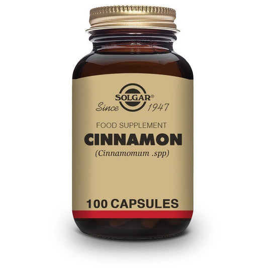 Cinnamon 100 Capsulas | Solgar - Dietetica Ferrer