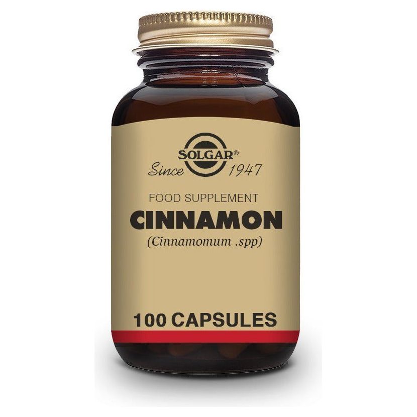 Cinnamon 100 Capsulas | Solgar - Dietetica Ferrer