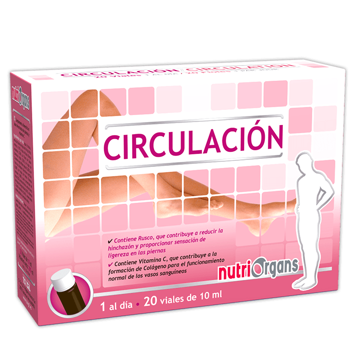 Nutriorgans Circulacion 20 Viales | Tongil - Dietetica Ferrer