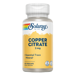 Citrate Copper 2 mg 60 Capsulas | Solaray - Dietetica Ferrer