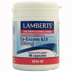 Co Enzima Q10 200mg 60 Capsulas | Lamberts - Dietetica Ferrer